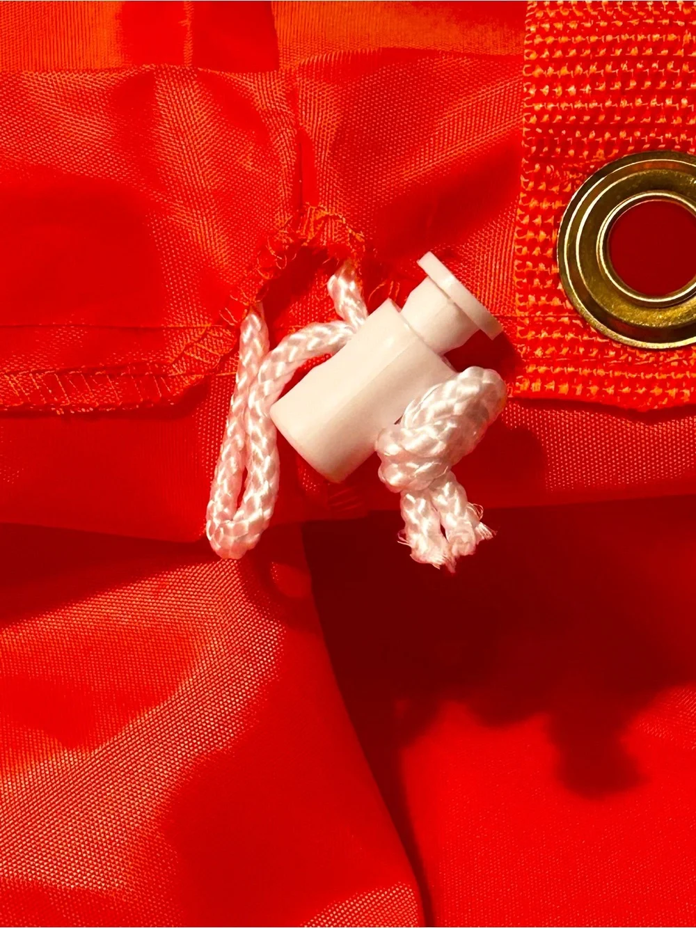 NEW Tide Cleaners Orange Nylon Drawstring Laundry Bag W/Carrying Strap 27